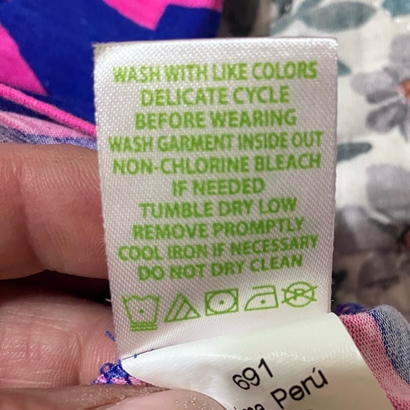 Lilly Pulitzer Pink and Purple Sheath Mini Dress - Picture 8 of 9